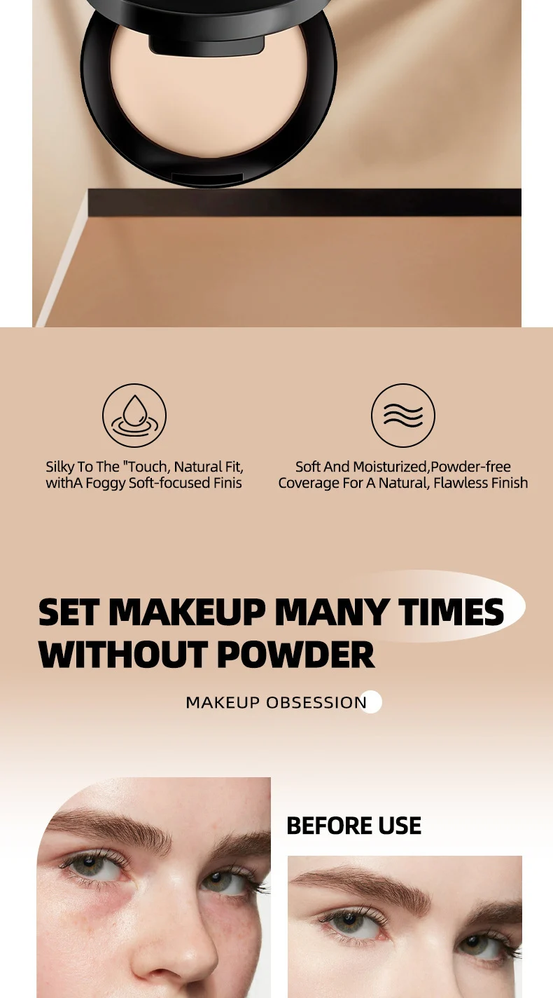 Matte Finishing Powder Oil-Control Concealer Setting Powder Lightweight Breathable Waterproof 6 matte finishing powder oil control concealer setting powder lightweight breathable waterproof sit ay82cdcz desc 6