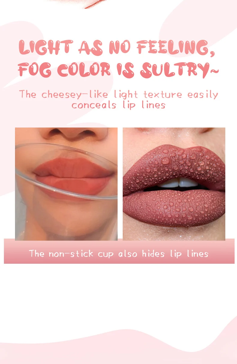 Matte Lip Gloss Long Lasting Transfer Proof Feather Light Velvet Lip Tint 3g 3 matte lip gloss transfer proof feather light velvet lip tint sit mcnhhkgq desc 3