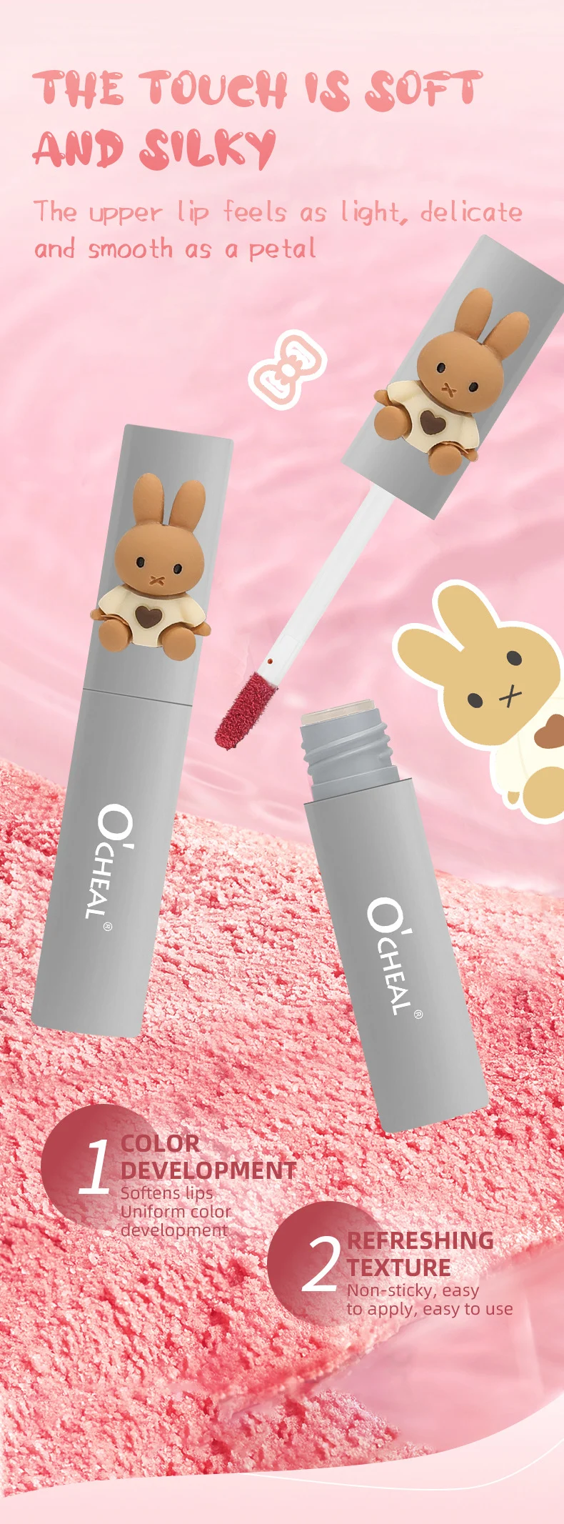 Matte Lip Gloss Long Lasting Transfer Proof Feather Light Velvet Lip Tint 3g 4 matte lip gloss transfer proof feather light velvet lip tint sit mcnhhkgq desc 4