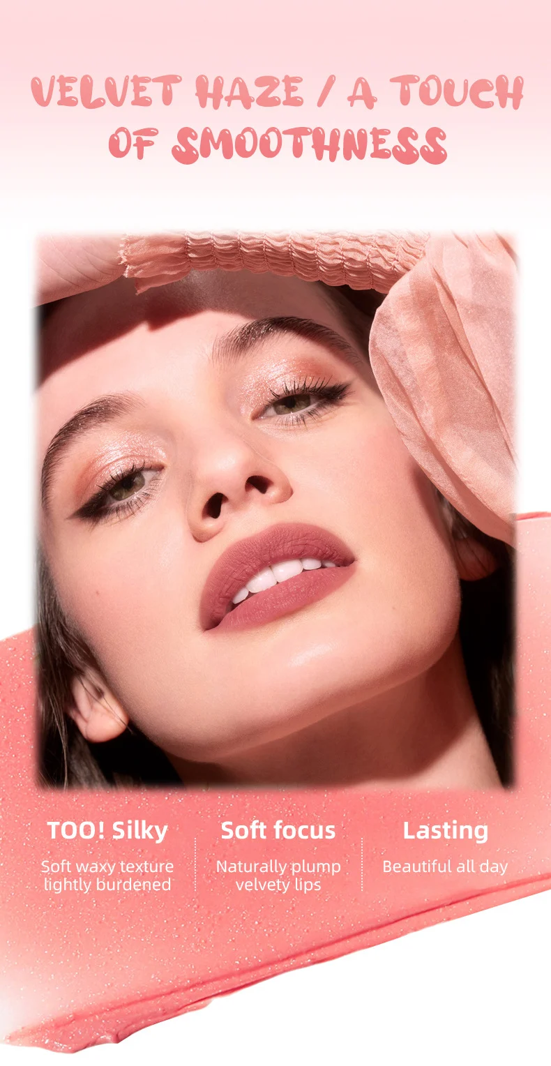 Matte Lip Gloss Long Lasting Transfer Proof Feather Light Velvet Lip Tint 3g 5 matte lip gloss transfer proof feather light velvet lip tint sit mcnhhkgq desc 5