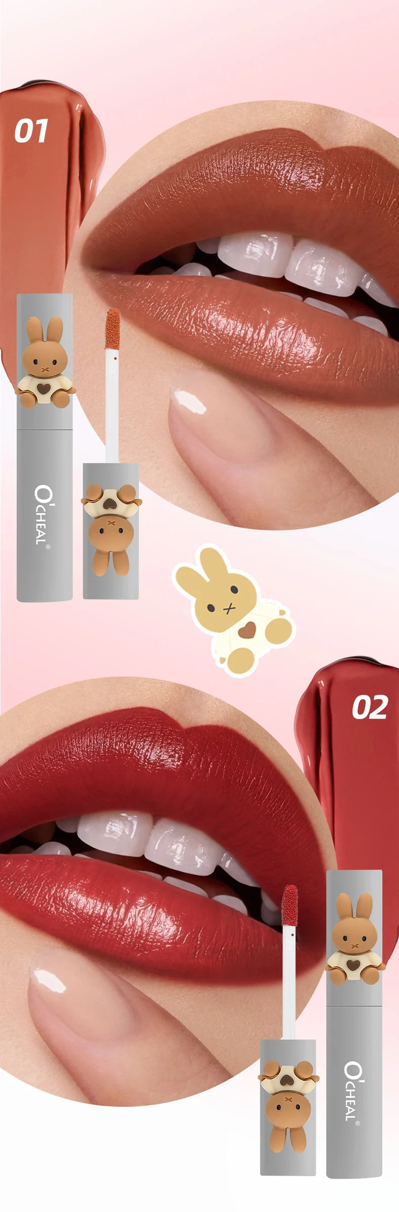 Matte Lip Gloss Long Lasting Transfer Proof Feather Light Velvet Lip Tint 3g 8 matte lip gloss transfer proof feather light velvet lip tint sit mcnhhkgq desc 8