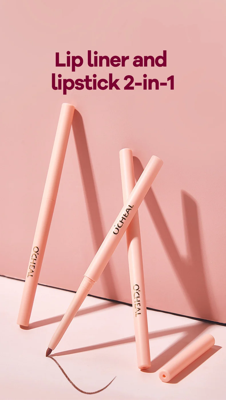 Matte Lip Liner Pencil Waterproof Long-Lasting Lipstick 2-in-1 Lip Contour Pen 1 matte lip liner pencil waterproof long lasting lipstick 2 in 1 sit nw3r7qap desc 1
