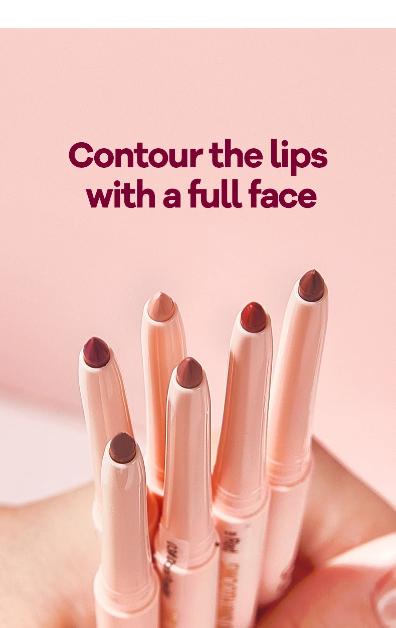 Matte Lip Liner Pencil Waterproof Long-Lasting Lipstick 2-in-1 Lip Contour Pen 9 matte lip liner pencil waterproof long lasting lipstick 2 in 1 sit nw3r7qap desc 9