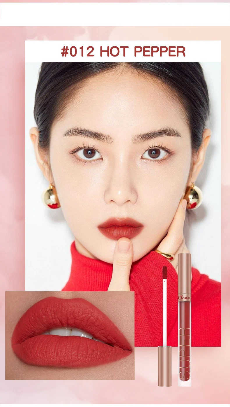 Matte Liquid Lipstick 12 Color Velvet Lip Mud, Long Lasting Waterproof Moisturizing Lip Gloss 8 matte liquid lipstick 12 color velvet lip mud sit 8n6yg3dg desc 8