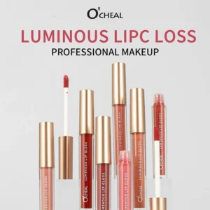 Matte Liquid Lipstick Set 10 Colors Velvety Lip Gloss Waterproof Non-Stick Cup Long Lasting Lip Color