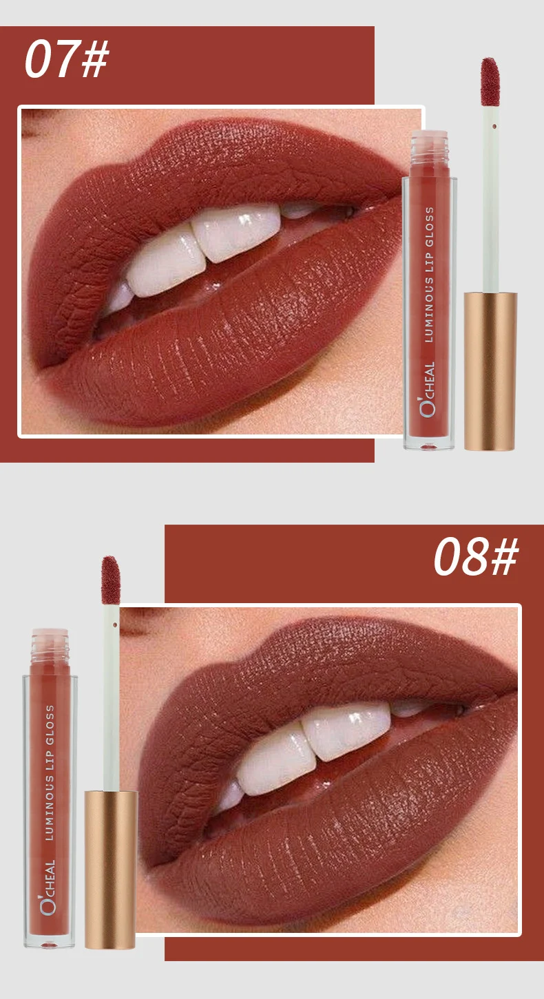 Matte Liquid Lipstick Set 10 Colors Velvety Lip Gloss Waterproof Non-Stick Cup Long Lasting Lip Color 10 matte liquid lipstick set 10 colors velvety lip gloss sit qmuv3jtz desc 10