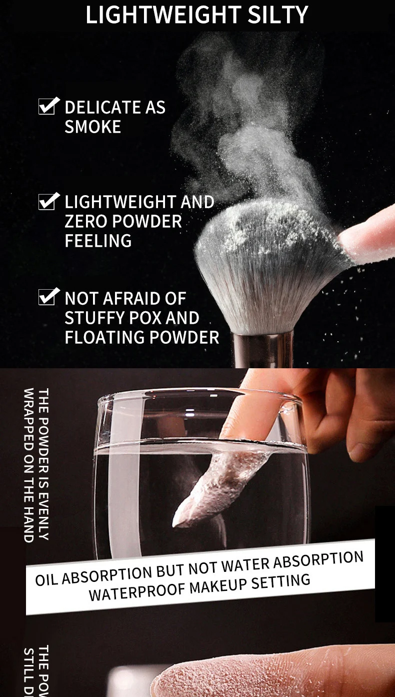 Matte Setting Powder Long-Lasting Oil Control Loose Powder Concealer Pores Brightening 10 matte setting powder long lasting oil control loose powder sit y24ur7tx desc 10