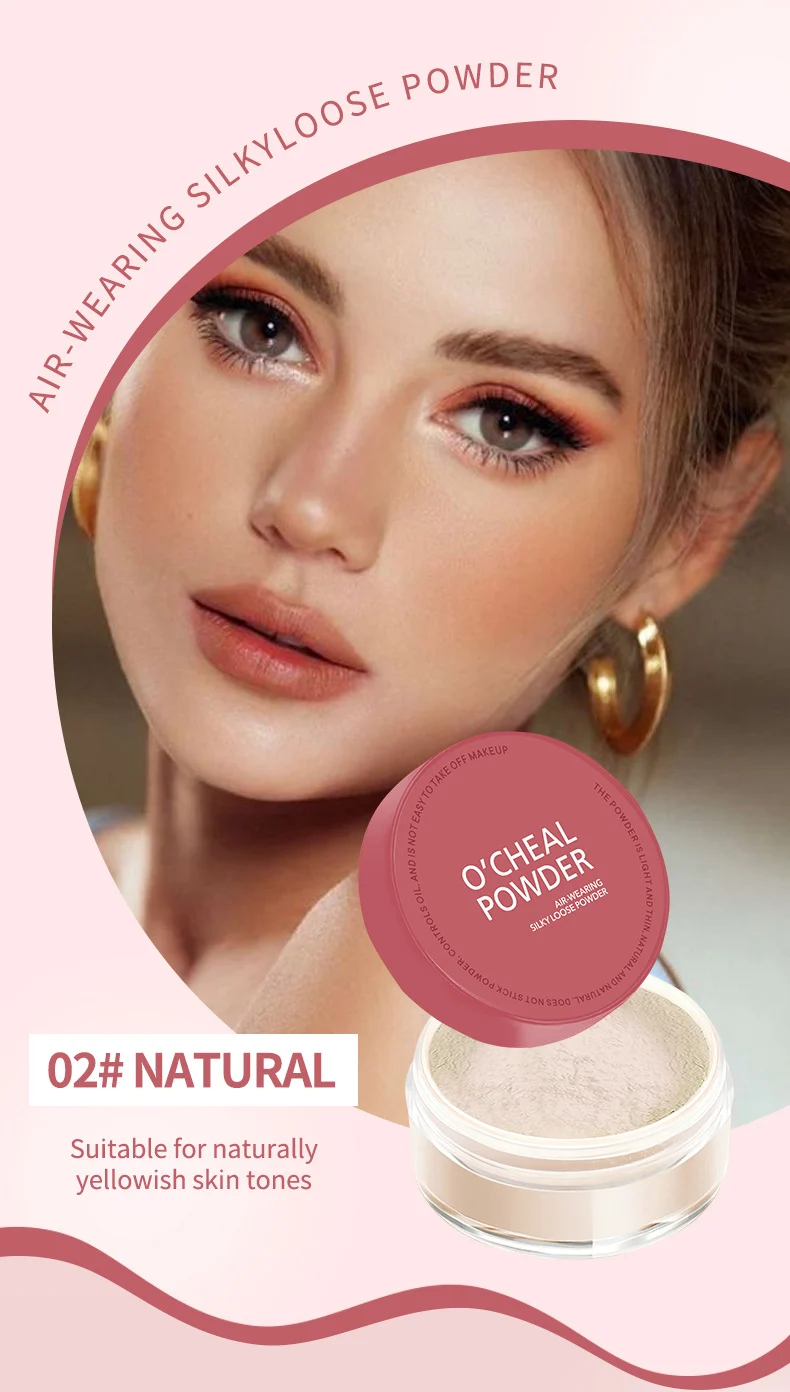 Matte Setting Powder Long-Lasting Oil Control Loose Powder Concealer Pores Brightening 13 matte setting powder long lasting oil control loose powder sit y24ur7tx desc 13