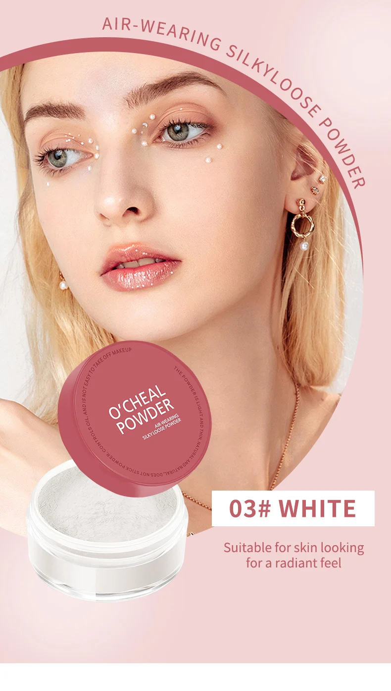 Matte Setting Powder Long-Lasting Oil Control Loose Powder Concealer Pores Brightening 14 matte setting powder long lasting oil control loose powder sit y24ur7tx desc 14
