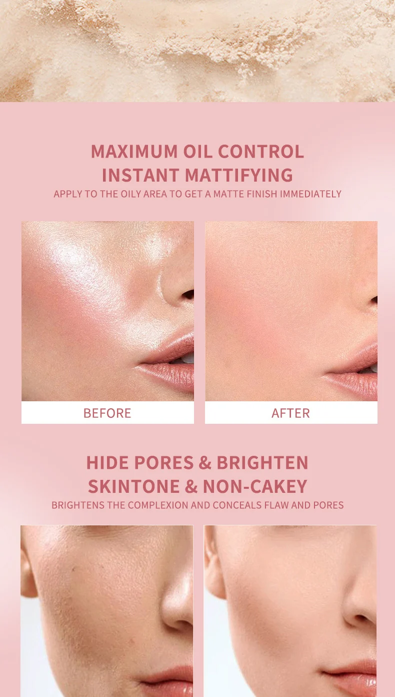 Matte Setting Powder Long-Lasting Oil Control Loose Powder Concealer Pores Brightening 17 matte setting powder long lasting oil control loose powder sit y24ur7tx desc 17