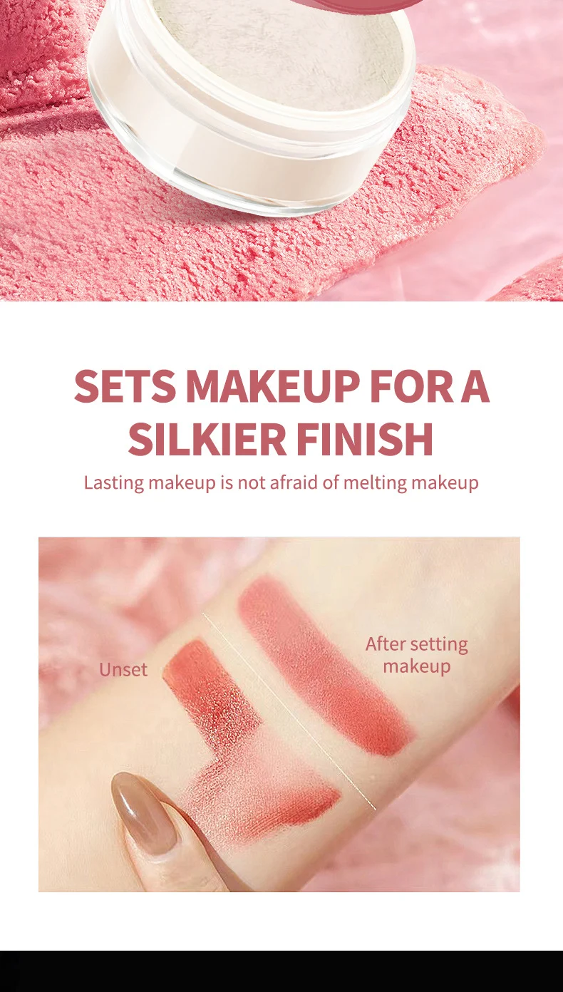 Matte Setting Powder Long-Lasting Oil Control Loose Powder Concealer Pores Brightening 9 matte setting powder long lasting oil control loose powder sit y24ur7tx desc 9