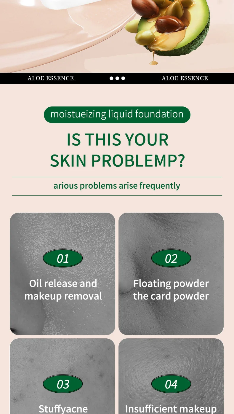 Moisturizing Liquid Foundation Lightweight Concealer Primer for Natural Nude Makeup 2 moisturizing liquid foundation lightweight concealer primer sit 7fd6a5s9 desc 2
