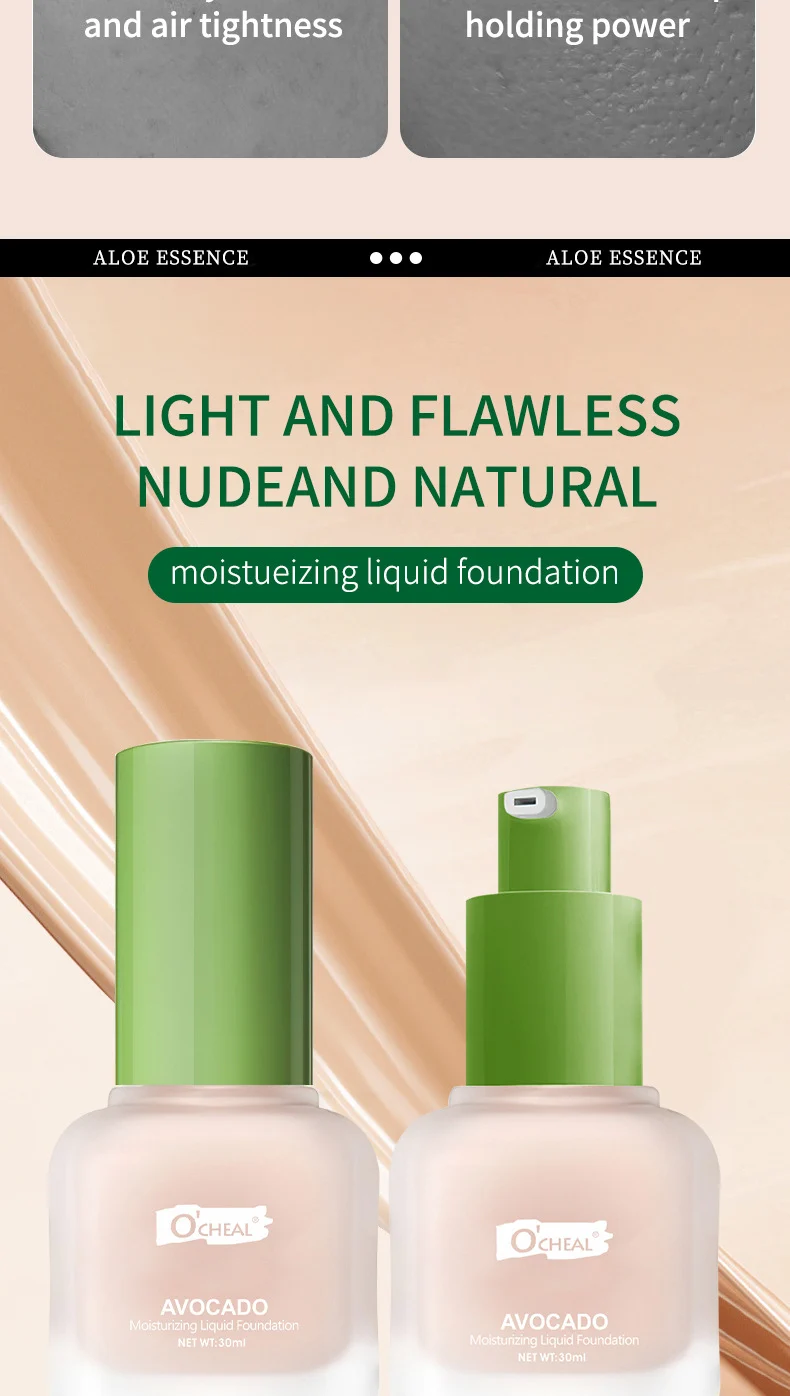 Moisturizing Liquid Foundation Lightweight Concealer Primer for Natural Nude Makeup 3 moisturizing liquid foundation lightweight concealer primer sit 7fd6a5s9 desc 3