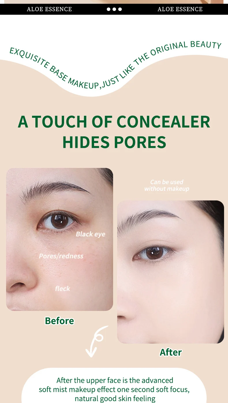 Moisturizing Liquid Foundation Lightweight Concealer Primer for Natural Nude Makeup 7 moisturizing liquid foundation lightweight concealer primer sit 7fd6a5s9 desc 7