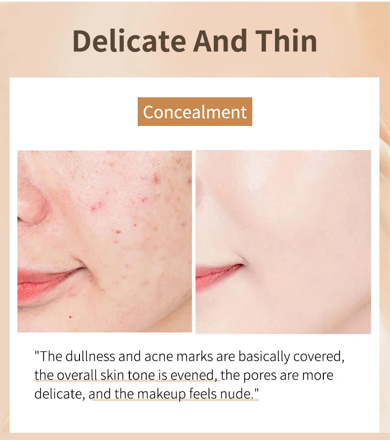 Mushroom Air Cushion Foundation Hydrating Concealer BB Cream Long-Lasting Non-Cakey 12 mushroom air cushion foundation hydrating concealer bb cream sit 9pqc59c8 desc 12