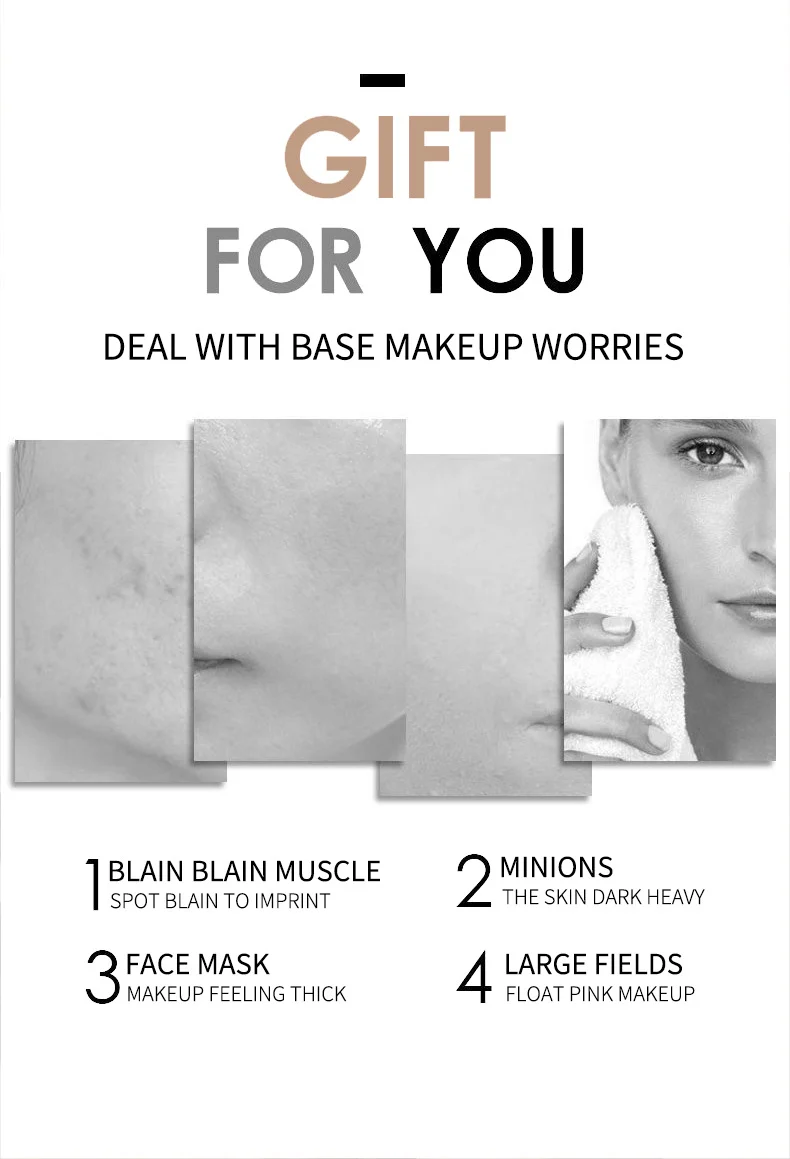 Mushroom Air Cushion Foundation Hydrating Concealer BB Cream Long-Lasting Non-Cakey 3 mushroom air cushion foundation hydrating concealer bb cream sit 9pqc59c8 desc 3