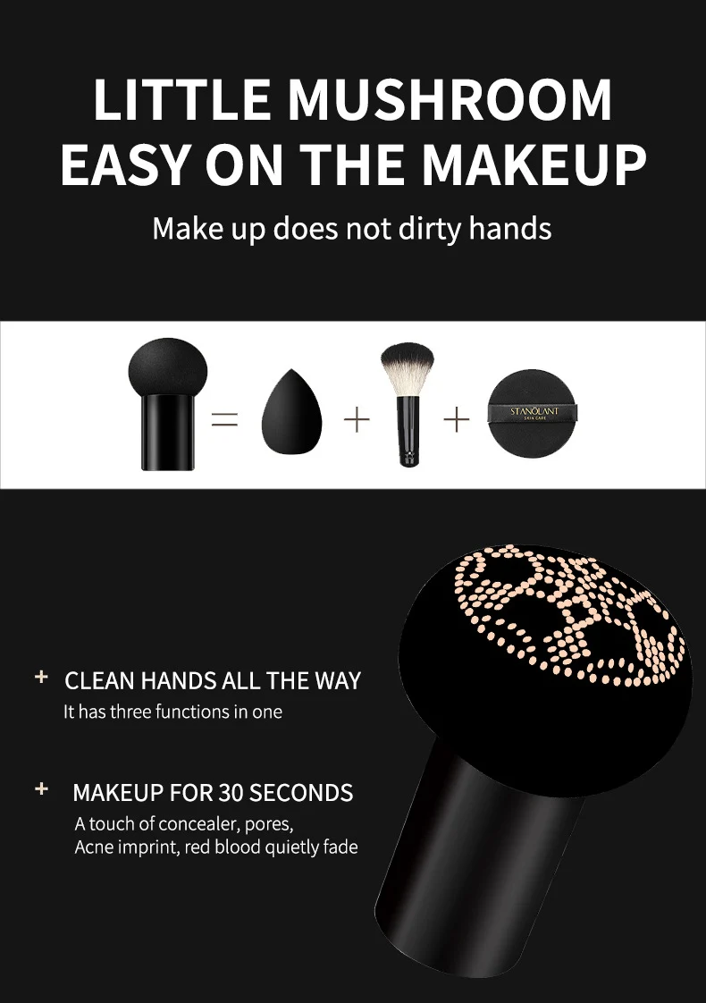 Mushroom Air Cushion Foundation O'CHEAL Brightening Embellishing Concealer BB Cream 7 mushroom air cushion foundation oc heal brightening embellishing sit n77vwktk desc 7