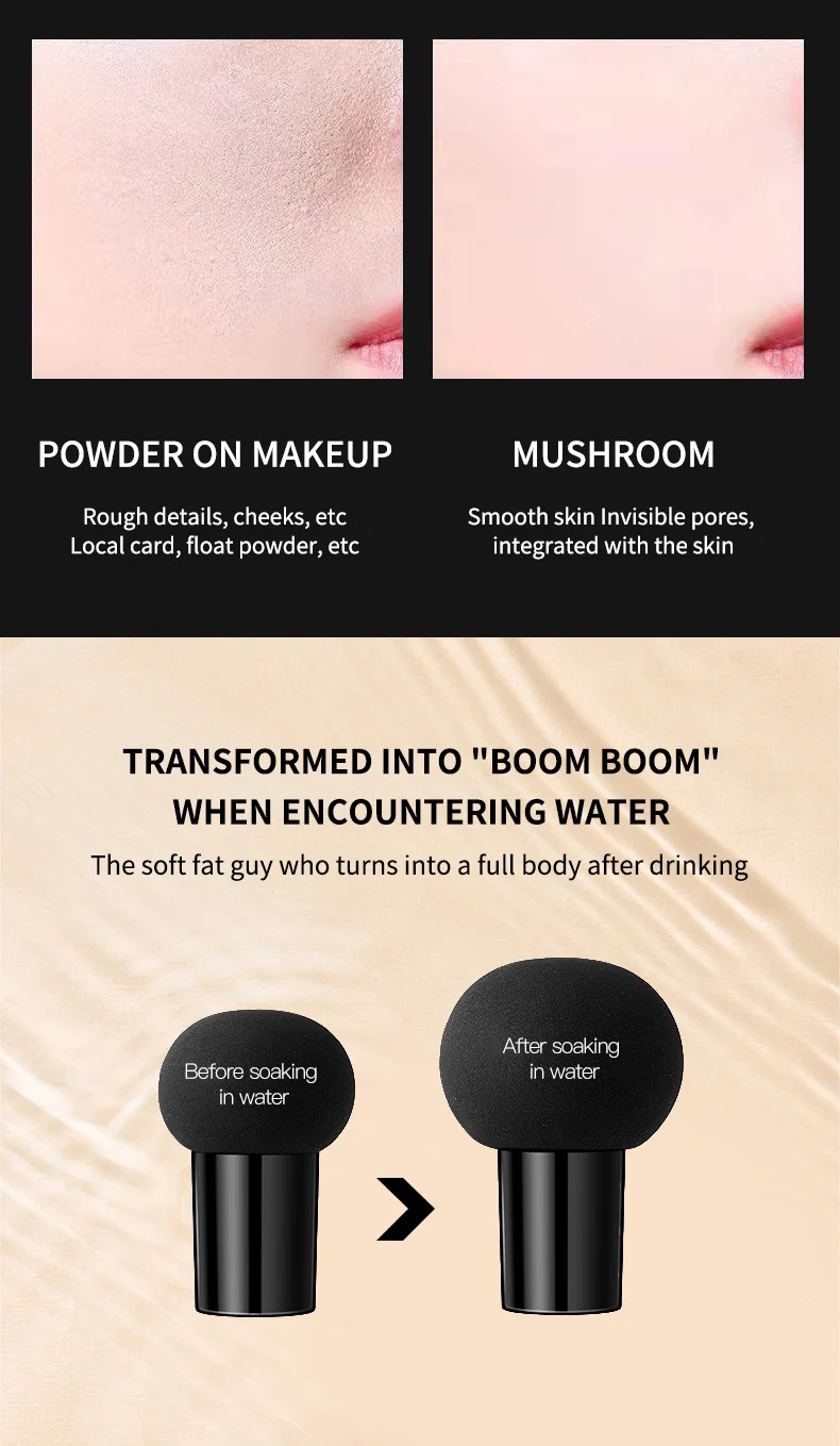 Mushroom Air Cushion Foundation O'CHEAL Brightening Embellishing Concealer BB Cream 8 mushroom air cushion foundation oc heal brightening embellishing sit n77vwktk desc 8