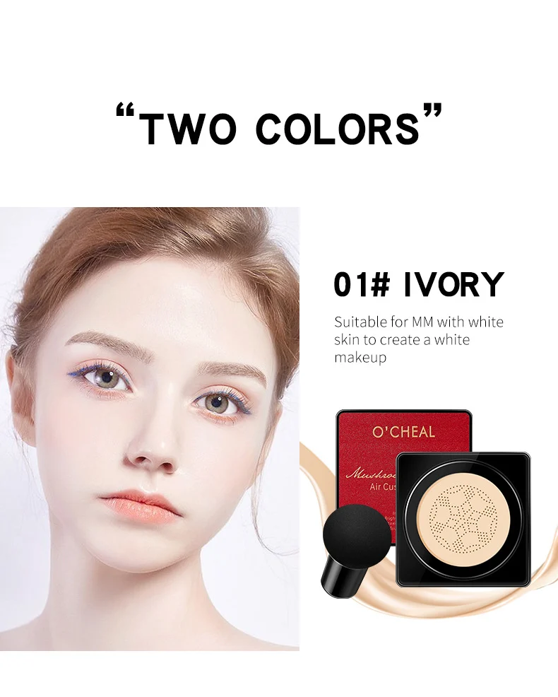 Mushroom Air Cushion Foundation Watery Lightweight Concealer BB Cream 8 mushroom air cushion foundation watery lightweight concealer bb cream sit 7z3jsnsv desc 8
