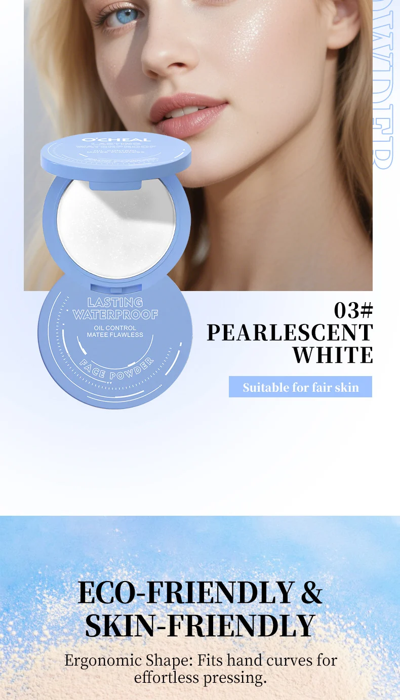 O'CHEAL Oil Control Pressed Powder Long Lasting Waterproof Setting Powder 13 o cheal oil control pressed powder long lasting waterproof setting powder sit rn3m7e36 desc 13