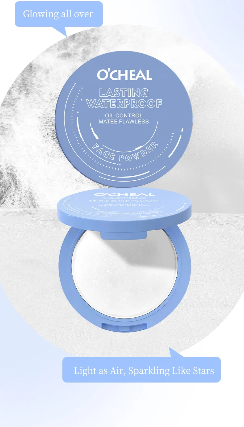 O'CHEAL Oil Control Pressed Powder Long Lasting Waterproof Setting Powder 6 o cheal oil control pressed powder long lasting waterproof setting powder sit rn3m7e36 desc 6