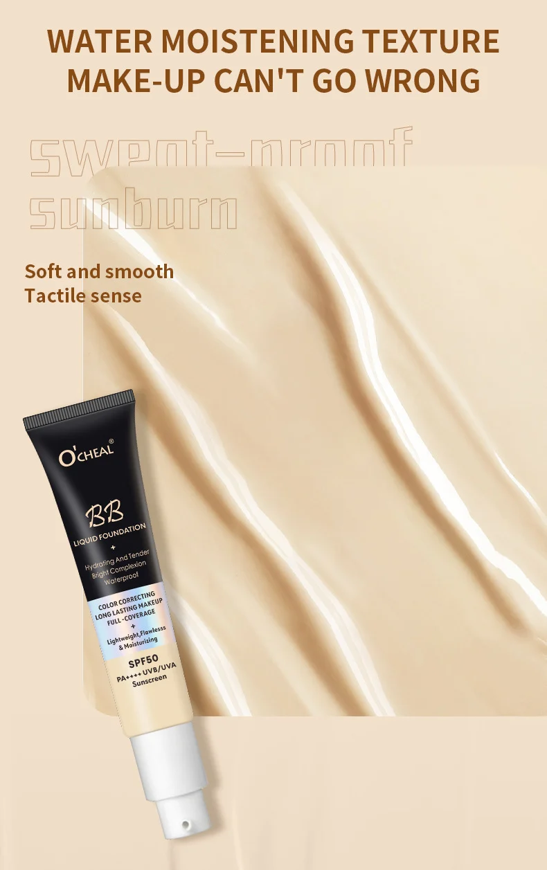 BB Cream Foundation O'CHEAL Hydrating Primer Concealer for Invisible Pores and Long-lasting Wear 4 ocheal bb cream foundation hydrating primer sit kga5gsrb desc 4