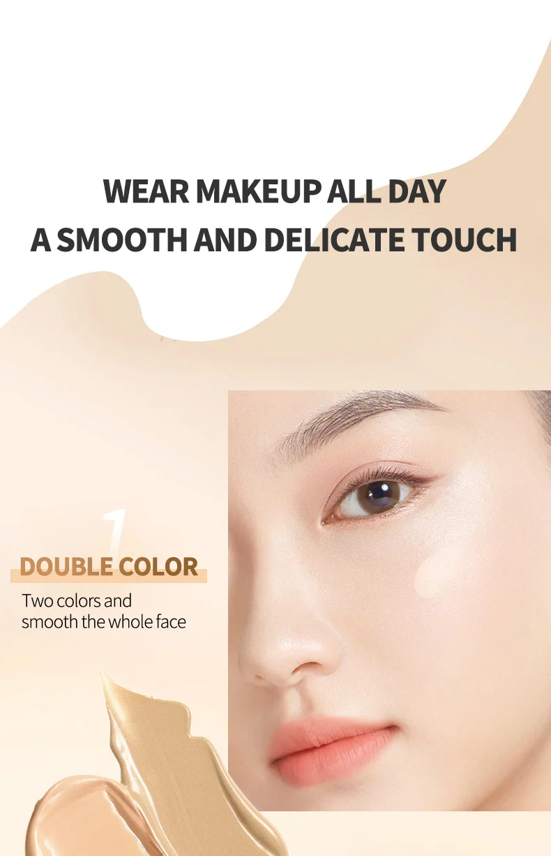 Liquid Foundation O'CHEAL Bird's Nest Peptide - Waterproof Oil Control Full Coverage & Brightening Makeup Base 5 ocheal birds nest peptide liquid foundation waterproof sit jqjymz5x desc 5