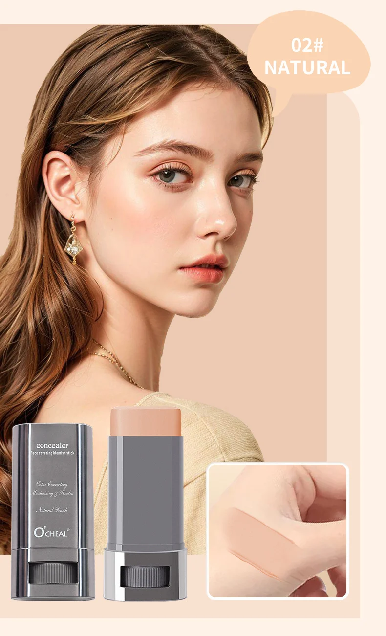 Concealer Foundation Stick O'CHEAL Eraser Blemish Cover Contouring Stick for Acne Marks and Dark Circles 10 ocheal concealer foundation stick eraser sit qet6zvwz desc 10