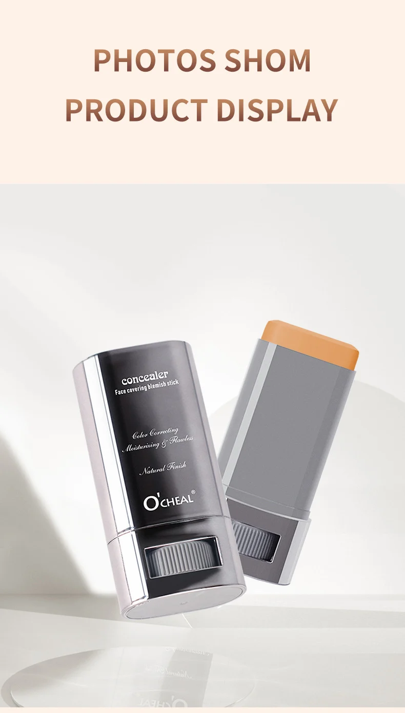 Concealer Foundation Stick O'CHEAL Eraser Blemish Cover Contouring Stick for Acne Marks and Dark Circles 18 ocheal concealer foundation stick eraser sit qet6zvwz desc 18