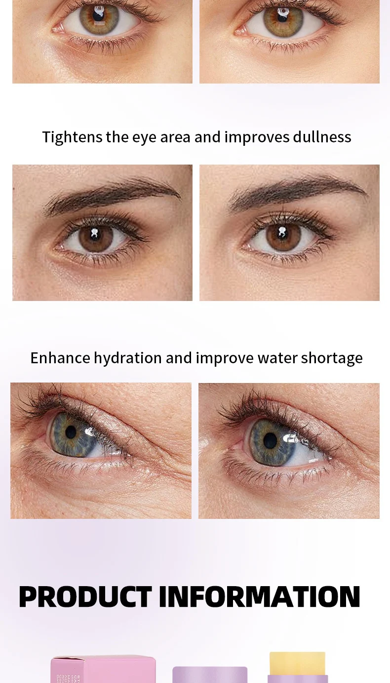 Eye Serum Stick Anti-Aging & Firming - O'CHEAL Moisturizing Balm for Dark Circles, Puffiness & Fine Lines Repair 13 ocheal eye serum stick anti aging dark circles sit z95hr4j9 desc 13