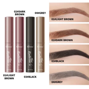 O'CHEAL Waterproof Eyebrow Dye Gel in 4 shades for creating long-lasting, natural 3D wild eyebrows