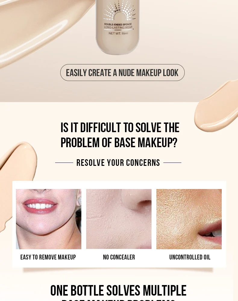 O'Cheal High Cover 2-in-1 Liquid Foundation & Concealer Stick 15ml 2 ocheal high cover 2 in 1 liquid foundation concealer stick 15ml sit hkmxppxn desc 2