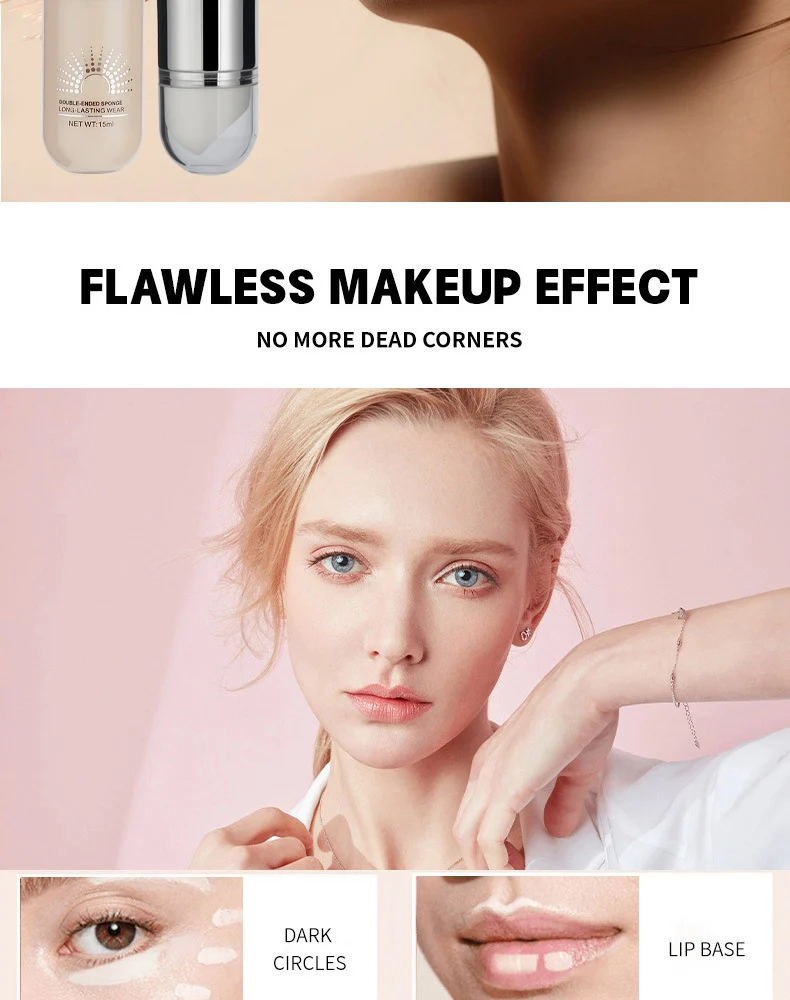 O'Cheal High Cover 2-in-1 Liquid Foundation & Concealer Stick 15ml 6 ocheal high cover 2 in 1 liquid foundation concealer stick 15ml sit hkmxppxn desc 6