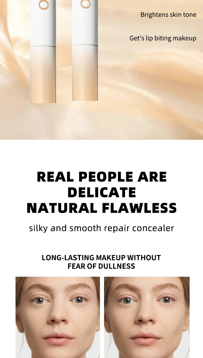 Concealer Liquid High Coverage Waterproof O'CHEAL Silk Smooth Long-lasting Color Correcting Makeup 14 ocheal high coverage liquid concealer sit k89fjfnp desc 14