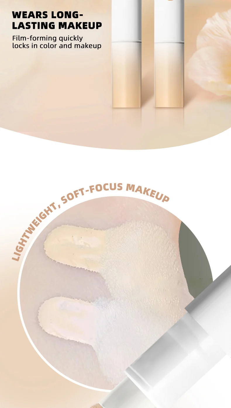 Concealer Liquid High Coverage Waterproof O'CHEAL Silk Smooth Long-lasting Color Correcting Makeup 4 ocheal high coverage liquid concealer sit k89fjfnp desc 4