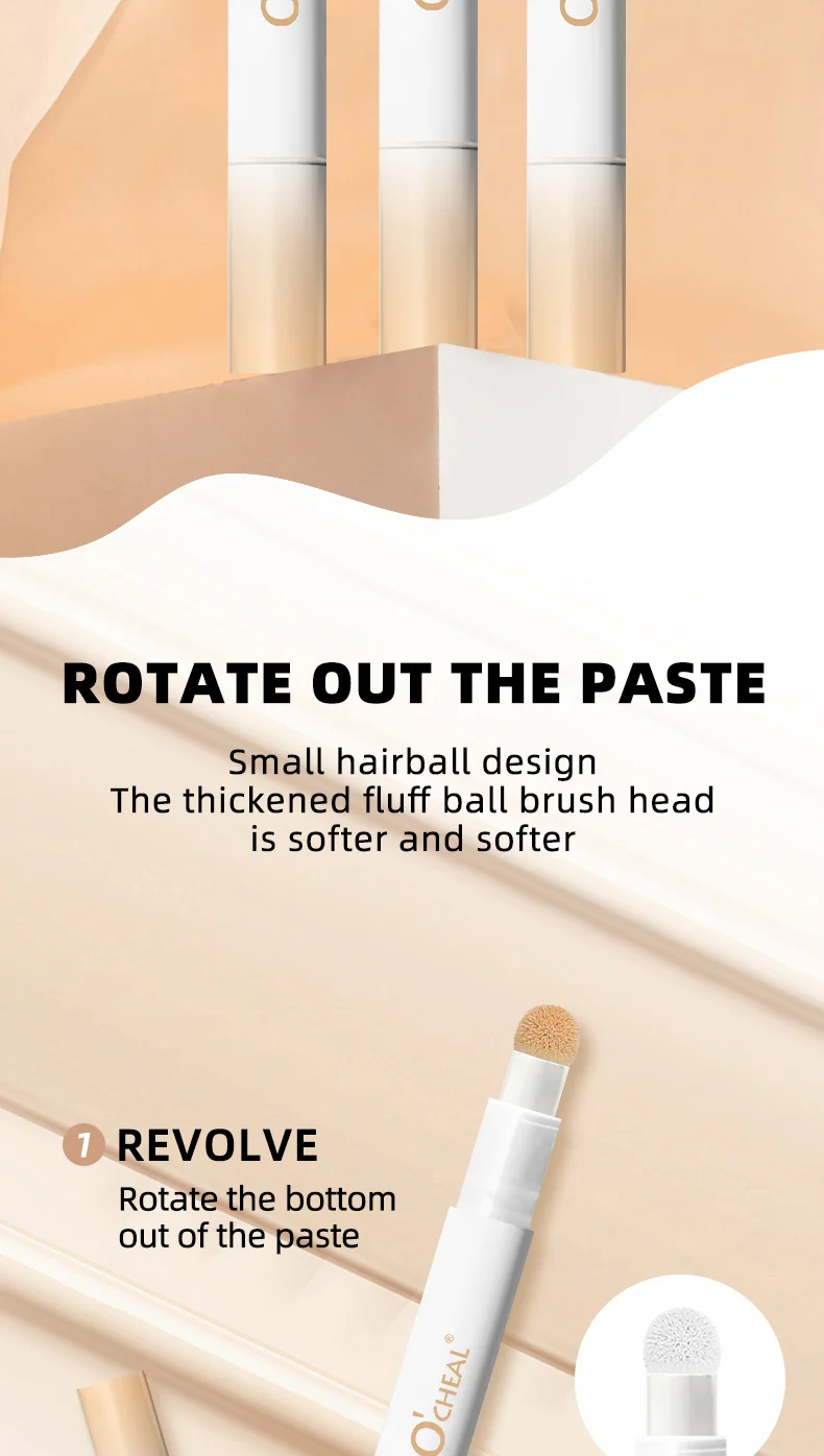 Concealer Liquid High Coverage Waterproof O'CHEAL Silk Smooth Long-lasting Color Correcting Makeup 7 ocheal high coverage liquid concealer sit k89fjfnp desc 7