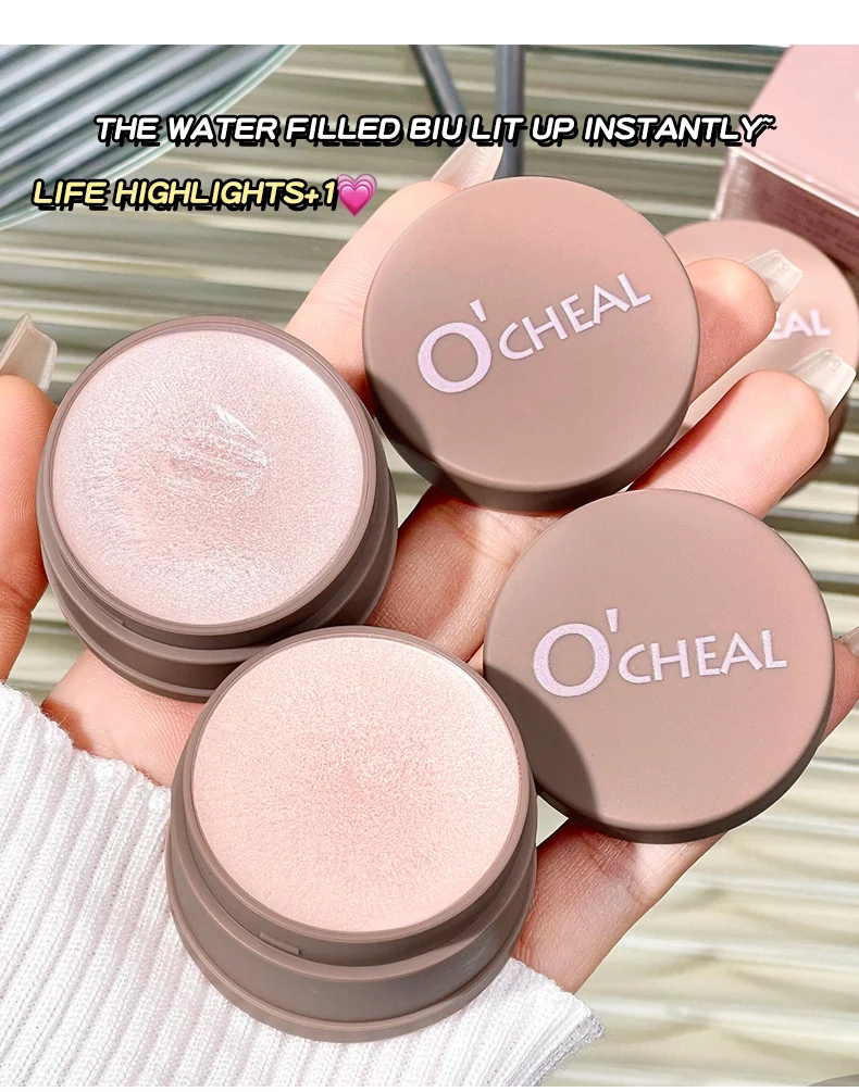 OCHEAL Highlighter Cream Silky Putty Highlighter for Face Natural Glow and Contour 4 ocheal highlighter cream silky putty sit jj6h6497 desc 4