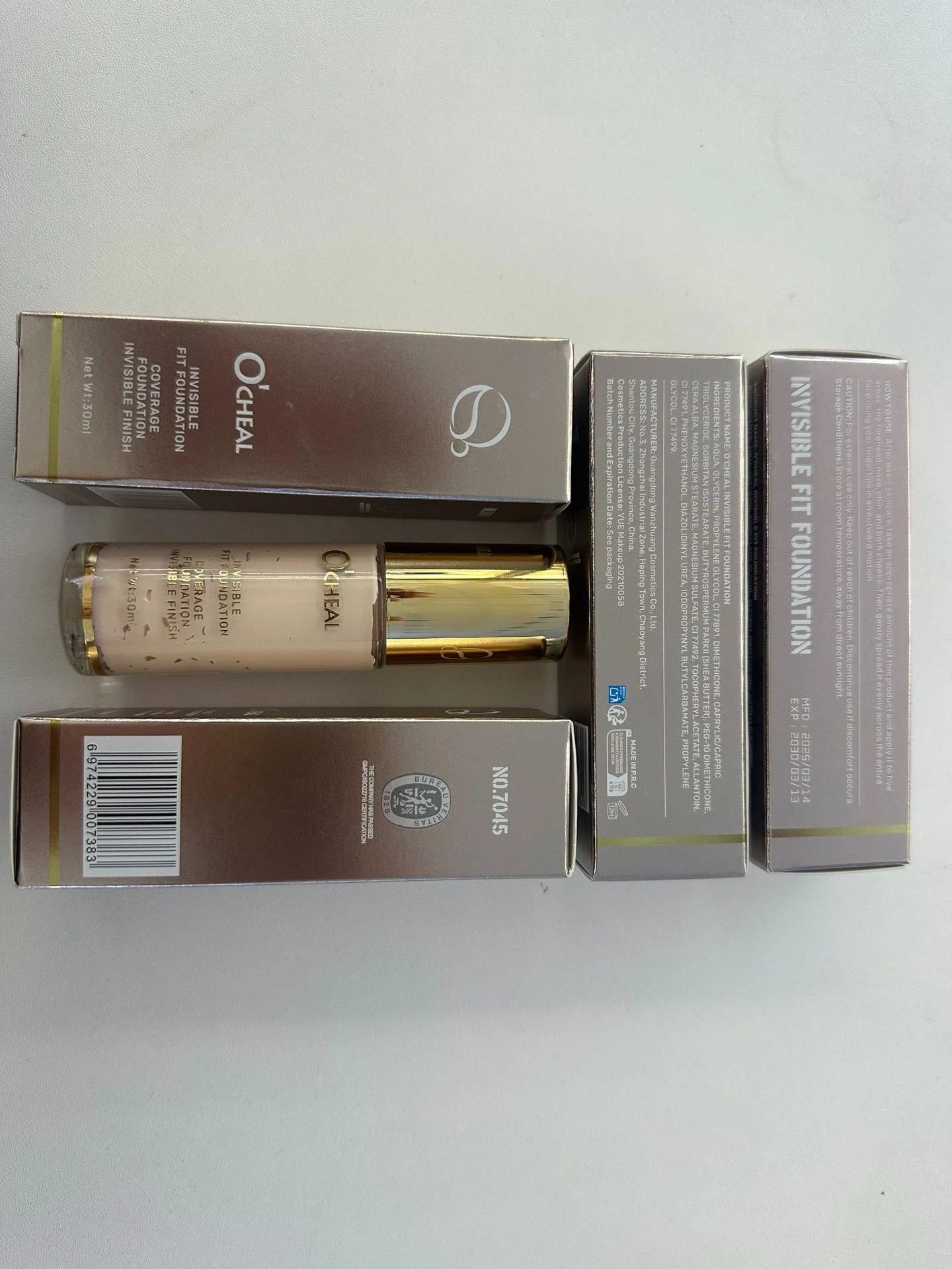 Long Wear Waterproof Foundation Flawless Coverage Invisible Pore BB Cream Hydrating Lightweight Foundation 3 ocheal long wear waterproof foundation invisible pore bb cream sit u7z4h9zn desc 3