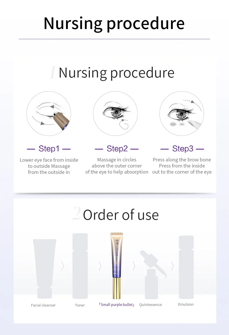 Roller Eye Cream for Wrinkles & Dark Circles Anti-Aging Moisturizing Tightening 20g 12 ocheal roller anti wrinkle eye cream 20g sit 2r46qzbb desc 12