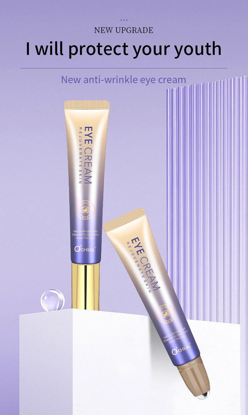 Roller Eye Cream for Wrinkles & Dark Circles Anti-Aging Moisturizing Tightening 20g 9 ocheal roller anti wrinkle eye cream 20g sit 2r46qzbb desc 9