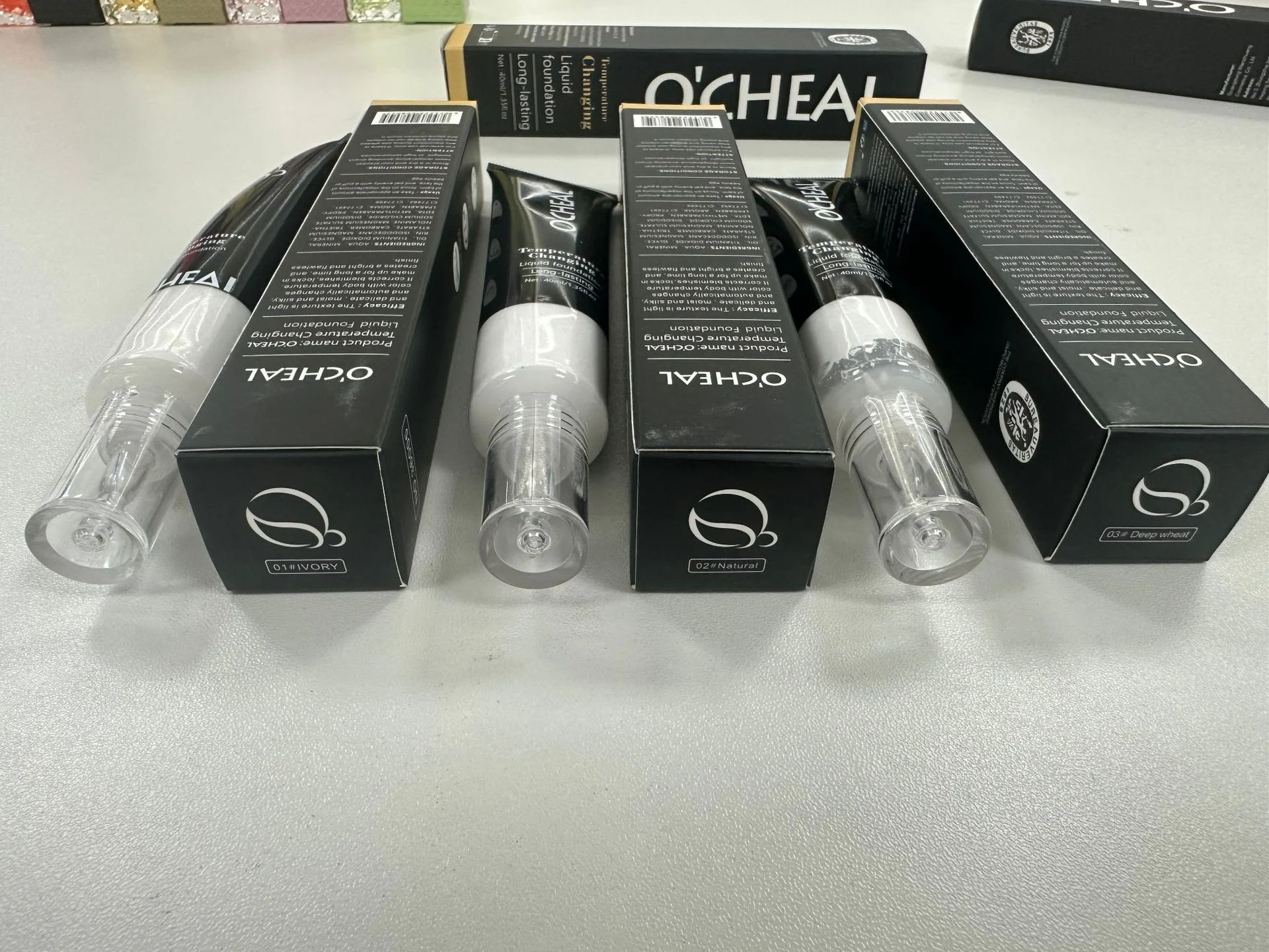 Temperature Changing Foundation O'CHEAL Liquid Foundation Moisturizing CC Cream with Concealer 4 ocheal temperature changing liquid foundation sit whmevn6u desc 4