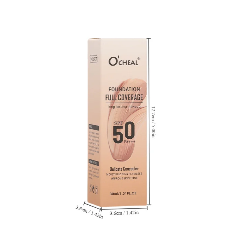 Temperature-Color Changing Foundation SPF PA+++ Full Coverage 40g Long Lasting 1 ocheal temperature color changing foundation spf pa 40g sit y9es4bf2 desc 1