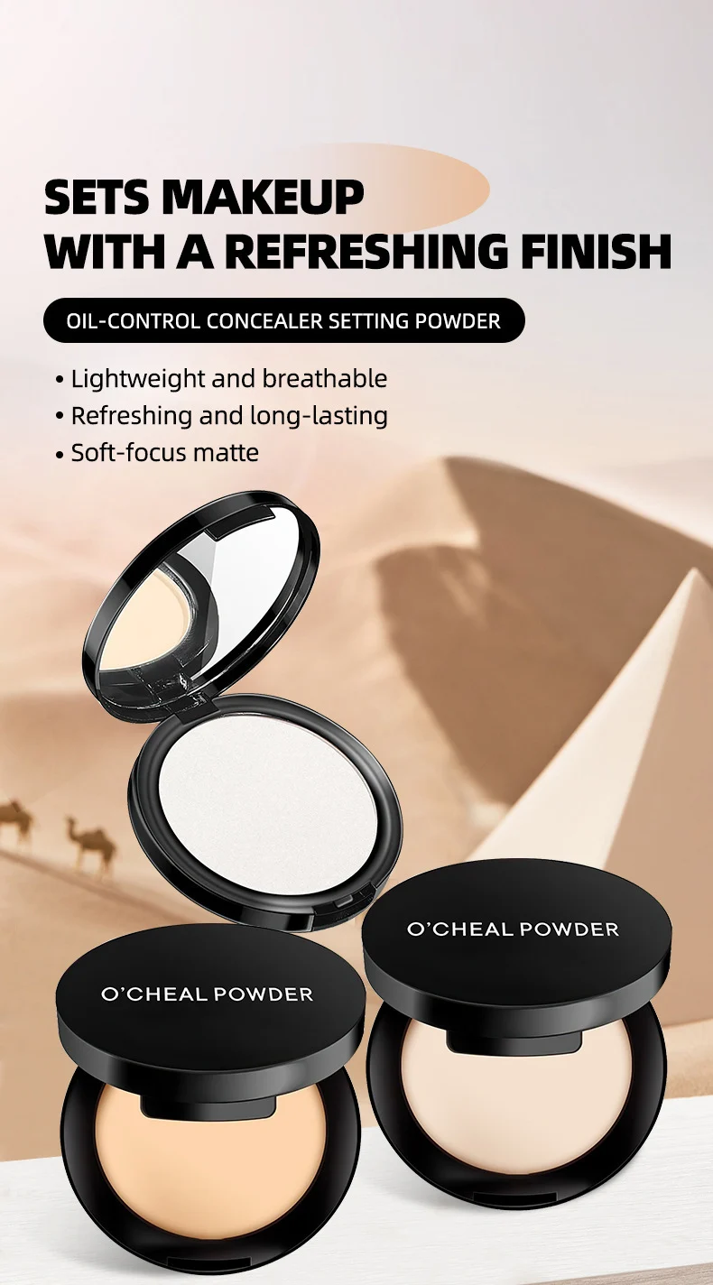 O'CHEAL Oil Control Concealer Setting Powder - Waterproof, Matte, Skin-Finishing Loose Powder 1 oil control concealer setting powder sit dqcfk45y desc 1