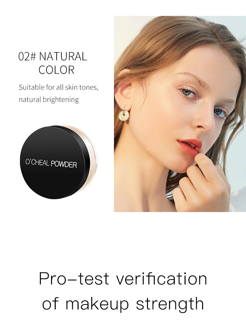 O'CHEAL Air Powder Makeup Setting Loose Powder Oil Control Matte Finish 10 oil control loose powder sit 7upgph76 desc 10