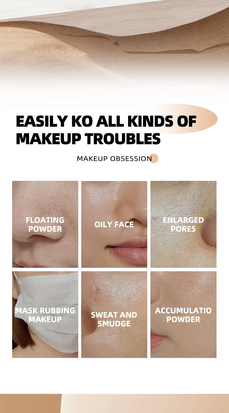 Oil Control Setting Powder Matte Finish Loose Powder for Face Long Lasting Makeup 5 oil control setting powder matte finish loose powder sit rx7sasu8 desc 5