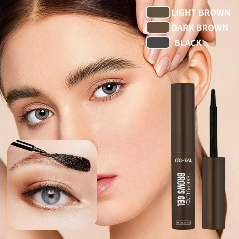 Peel Off Eyebrow Tint Waterproof Eyebrow Gel with Long-Lasting Color 2 peel off eyebrow tint waterproof gel sit bsy5yewg desc 2