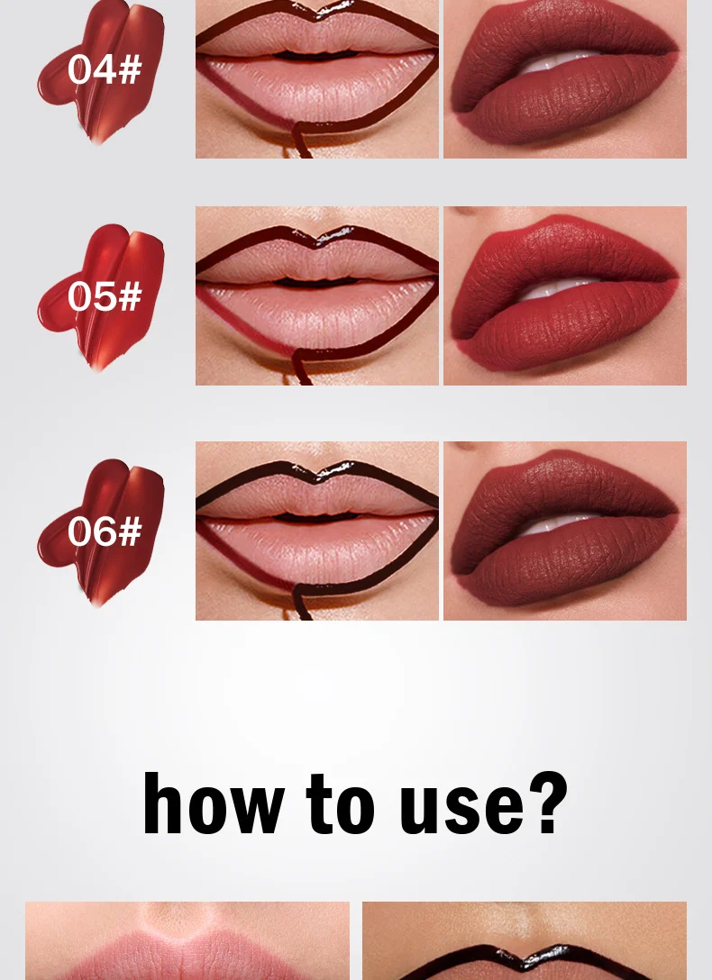 Peel Off Lip Liner Tattoo Lipstick Waterproof Long Lasting Non-Drying 15 peel off lip liner tattoo lipstick waterproof long lasting sit x9cx6w6e desc 15