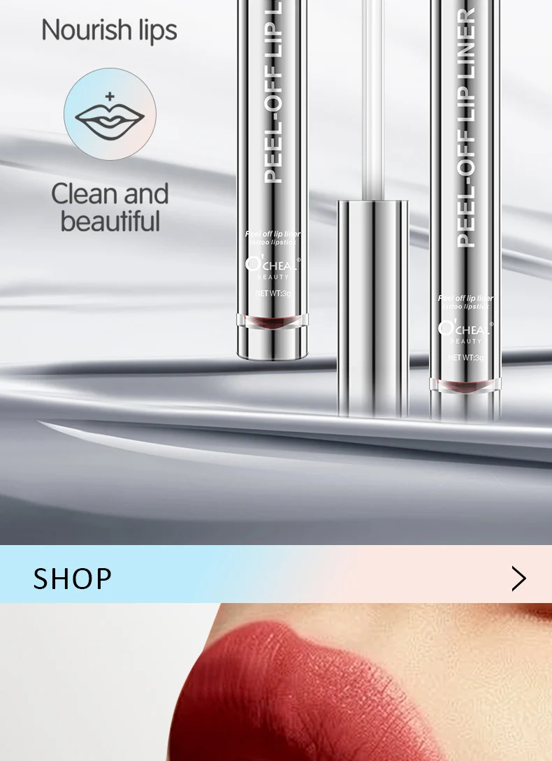Peel Off Lip Liner Tattoo Lipstick Waterproof Long Lasting Non-Drying 9 peel off lip liner tattoo lipstick waterproof long lasting sit x9cx6w6e desc 9