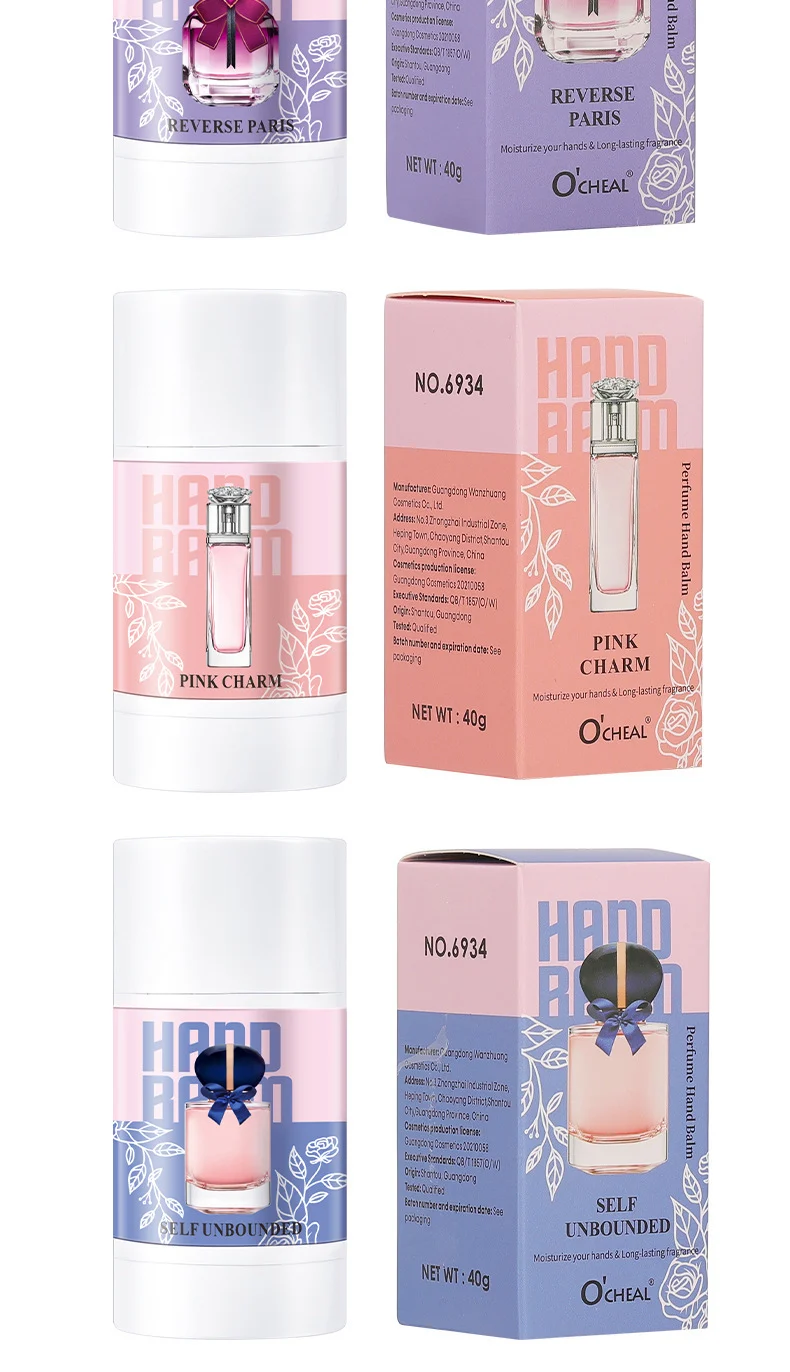 Perfume Hand Balm 40g Moisturizing Non-Greasy Long-Lasting Fragrance 15 perfume hand balm 40g moisturizing fragrance sit n7zx559b desc 15