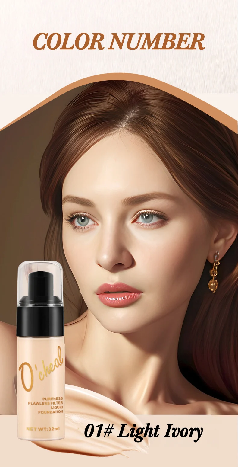 Flawless Filter Liquid Foundation Long-Lasting Matte Full Coverage Foundation 32ml 14 pureness flawless filter liquid foundation sit jmyn8jb3 desc 14